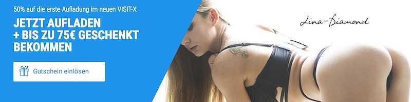 Für die erste Visit-X Einzahlung erhältst du bis zu 75 Euro geschenkt